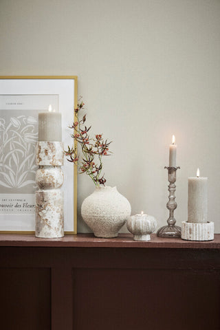 Astalina stage H23 cm. grå glas