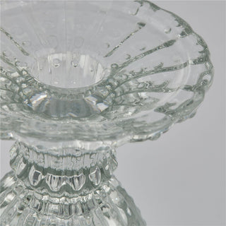 Silva lysestake blokklys/stearinlys H13,5 cm. støvete grønt glass