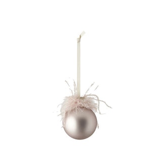 Noria ball juletrepynt H9 cm. pulver