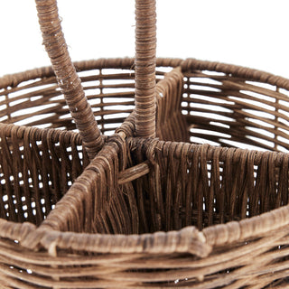 Esther køkkengrejholder 18x18 cm. brun rattan