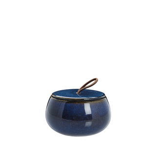 Amera jar H7.5 cm. blue