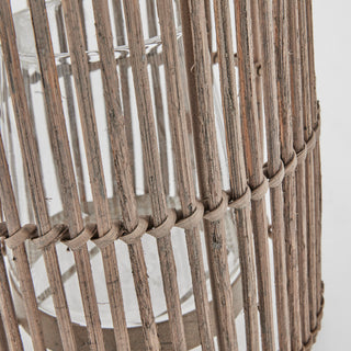 Noralle lantern 51x27 cm. natural wicker