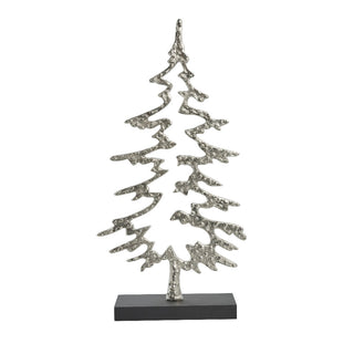 Lavola Christmas tree figure 48.5 cm silver