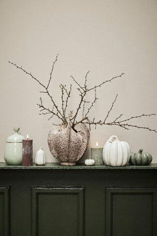 Lillia LED bloklys H15 cm. lyserød