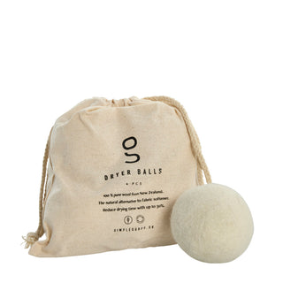 Simple Goods tørrebolde er fremstillet I det fineste og reneste New Zealandske uld 