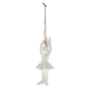 Semina Påskeophæng Ballerina H11,5 cm. hvid