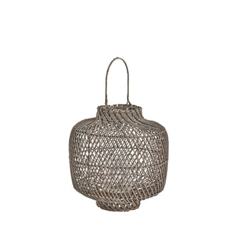 Harper lantern 30x30 cm. Natural wicker