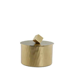 Ellivia jar 12x12 cm. light gold