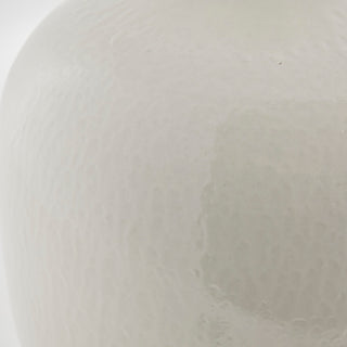 Vasilia vase i stentøj 39,5cm. råhvid