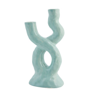 Corille dekorativ vase H25 cm. mynte