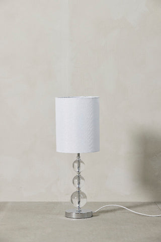 Sille table lamp H55 cm. silver