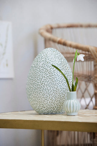 Dehmira mini vase keramik H7,2 cm støvet grøn