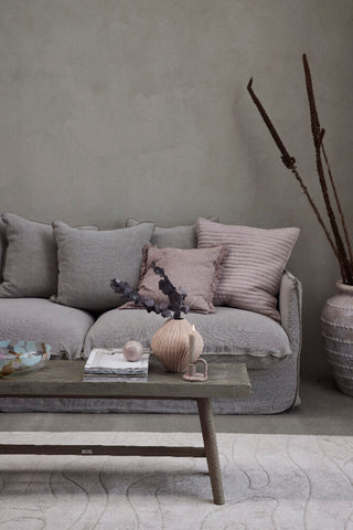 Dara sofa H75xB95xL210 cm. mørk sand