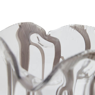 Alberta-vase H40 cm. Gjennomsiktig glass