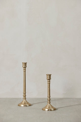 Sandia candlestick H24 cm. light gold