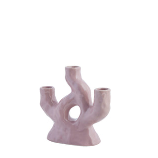 Corille dekorativ vase H15,5 cm. lilla