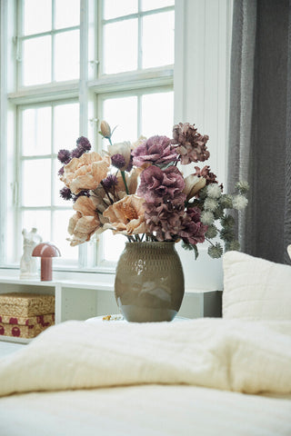 Nessina trådløst transportabel LED lampe H19 cm. lyserød